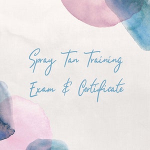 PRÜFUNG & ZERTIFIKAT für Spray Tanner Trainingskurs