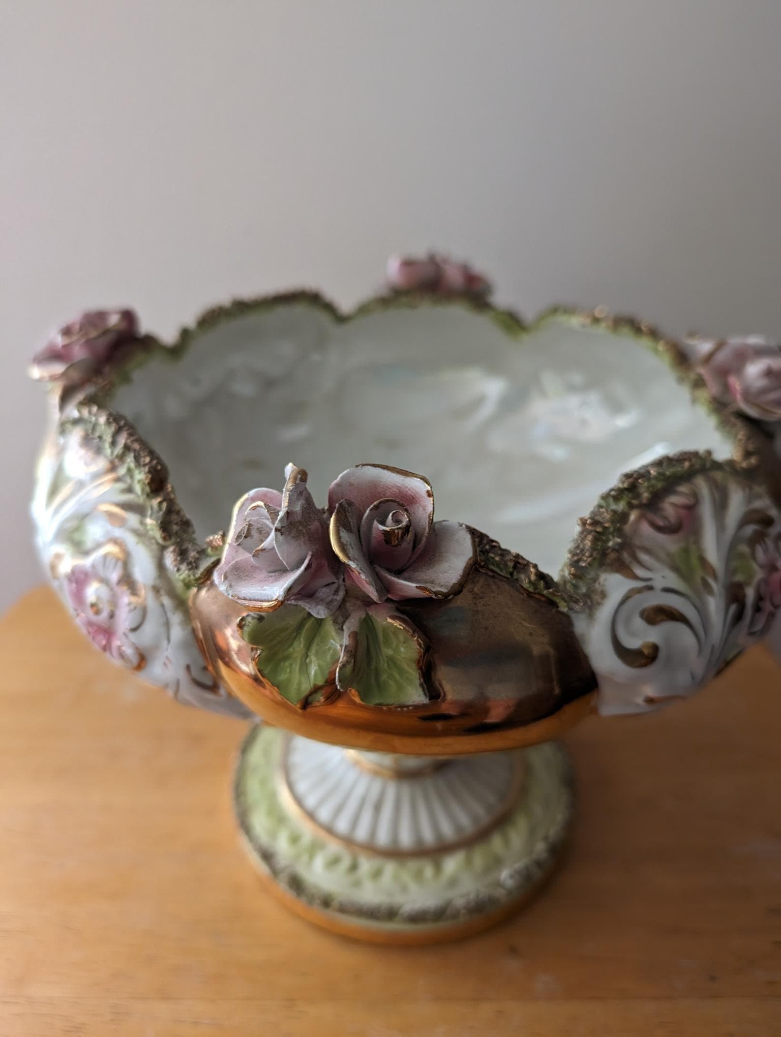 Vintage Porcelain Fruit Bowl