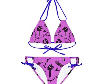 Ensemble bikini à lanières (AOP) Gelato Toast Drame