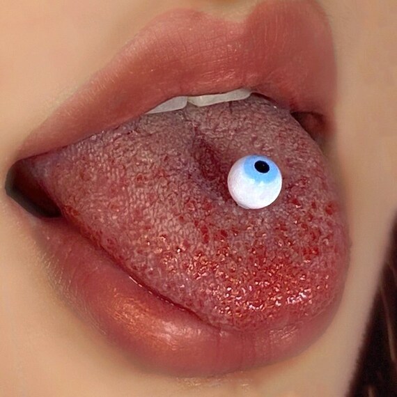 Eyeball sale tongue ring
