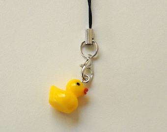 Cute Duck Phone Charm, Kawaii Yellow/Purple/Blue/White/Pink Duck Dust Plug, Earphone Rubber Jack Dust Plug, AirPods/Kindle/Switch Charm