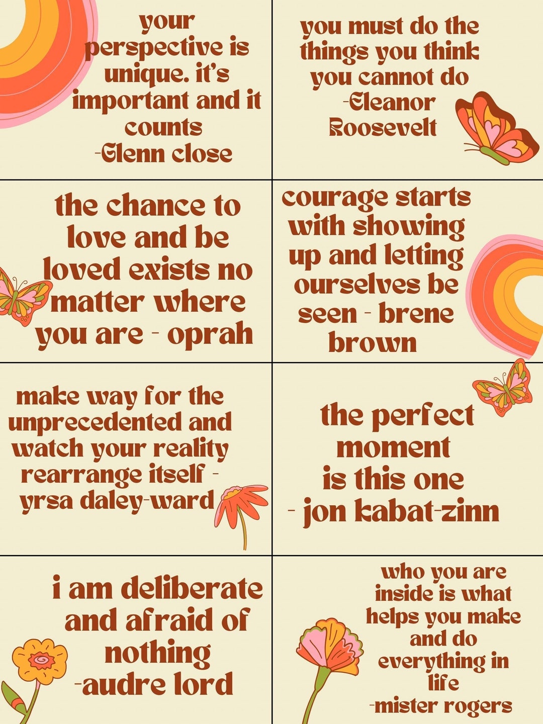 Positive Quotes to Cut Out - Etsy