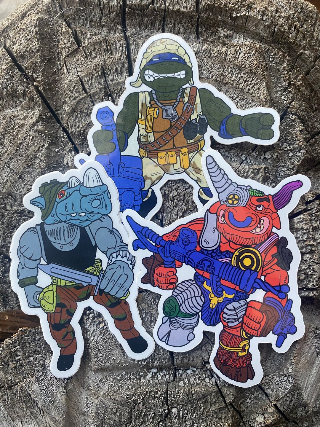 Tubular Action Sticker Pack - Etsy