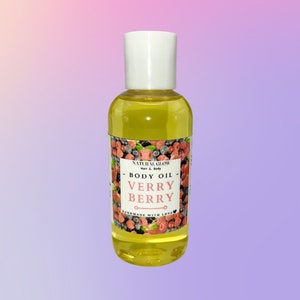 VERY BERRY Body Oil | Skincare | Sensitive skin | Body Butter | Natural Skincare | Moisturizer | Dry Skin