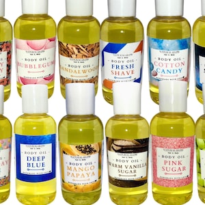 Scented Body Oil | Natural Skincare Moisturizer for Dry Skin (Pick Your Scent) afbeelding 1