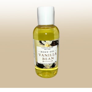 VANILLA BEAN Body Oil | Skincare | Sensitive skin | Body Butter | Natural Skincare | Moisturizer | Dry Skin