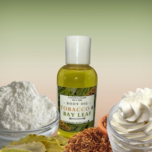 tobacco flour Vanilla Men's Dusting Powder  Talcfree | Fresh, Masculine, Longlasting - Gift for Him Tobacco