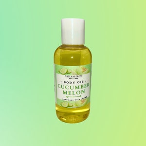CUCUMBER MELON Body Oil | Skincare | Sensitive skin | Body Butter | Natural Skincare | Moisturizer | Dry Skin