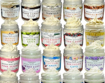 Whipped Body Butter | Shea Mango Butter, Natural Skincare Moisturizer for Dry Skin