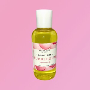 BUBBLEGUM Body Oil | Skincare | Sensitive skin | Body Butter | Natural Skincare | Moisturizer | Dry Skin