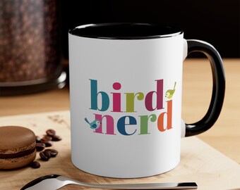 Bird Watcher Mug, Bird Watcher Gift, Bird Watcher Coffe Mug, Gift For Her, Cute Bird Lover GIft, Bird Lover, Christmas Gift, Nature Lover