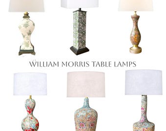 Misc William Morris table lamps