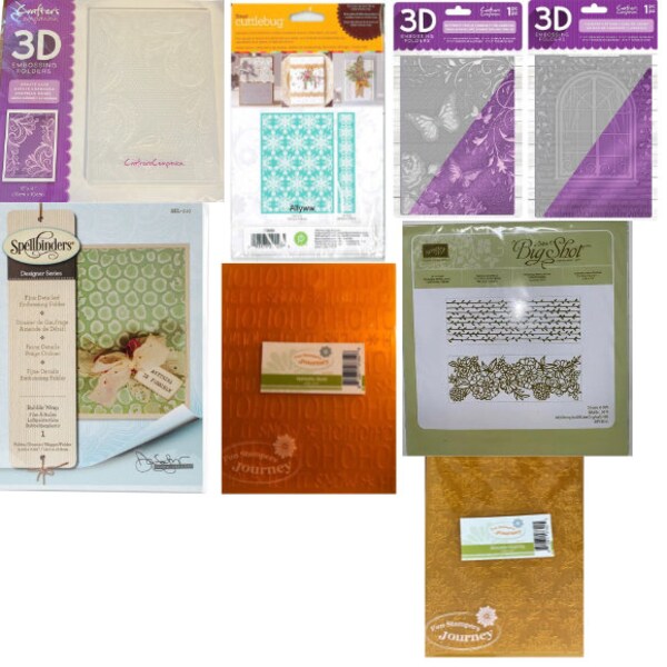 Cuttlebug Embossing Folders Etsy
