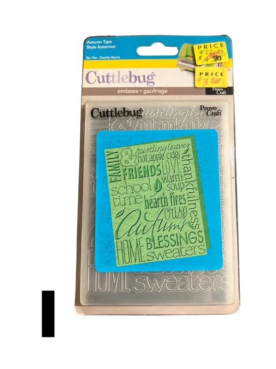 Cuttlebug Embossing Folders Choose Your Style 
