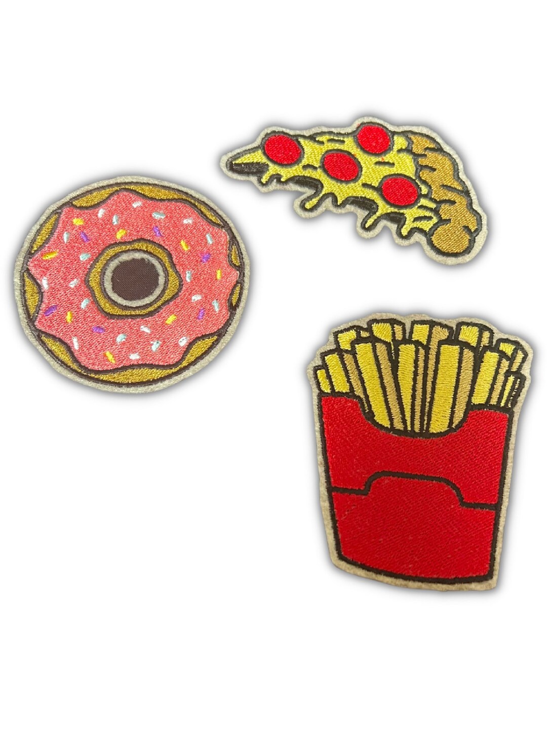 Fast Food Ironon Patch Bundle Food Patch Bundle 3 Patch Etsy