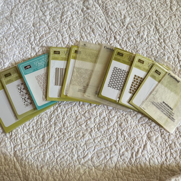 Cuttlebug Embossing Folders Etsy