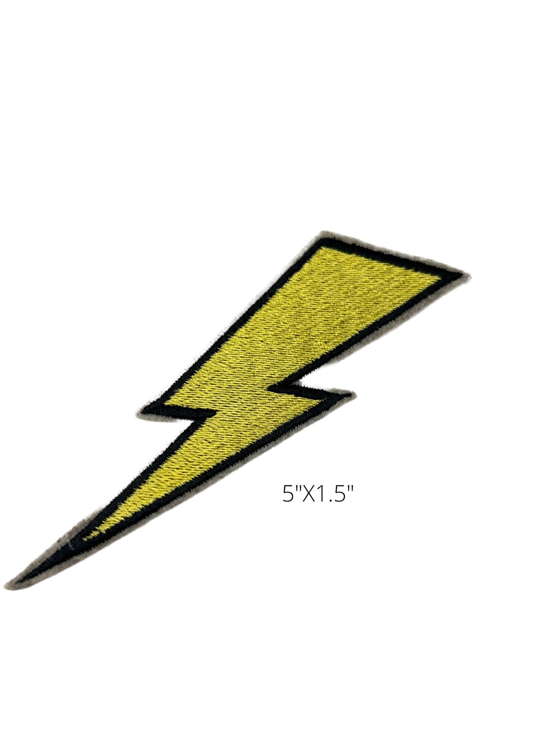 Lightning Bolt Iron on Patch Pop Art Iron on Patch Iron on Etsy