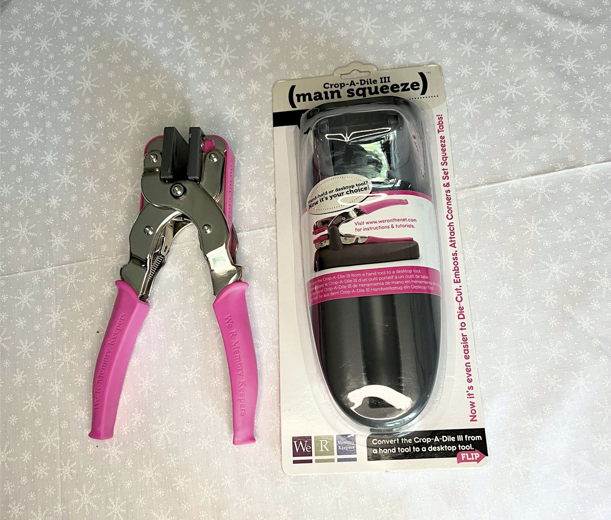 Crop-a-dile III Main Squeeze Tool With Base Included We R Memory