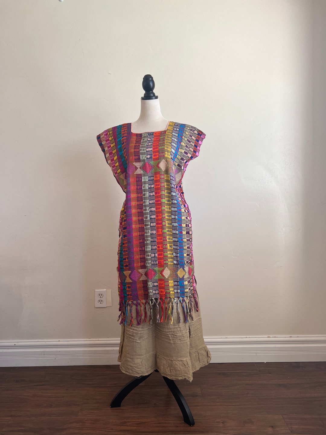 Artisanal Zinacantan Dress Handmade on A Backstrap Loom - Etsy