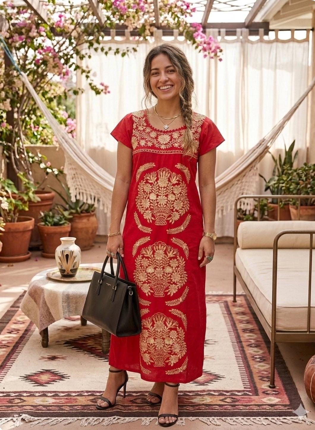 Mexican Dress Red - Etsy