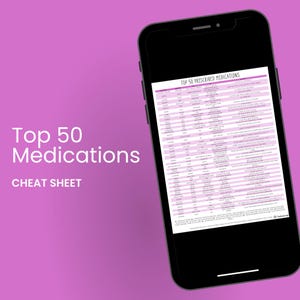 Die 50 wichtigsten Medikamente: Medizinischer Lernleitfaden (PDF)