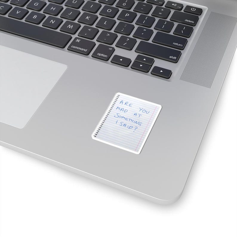 Widow's Bay Sticker Are You Mad At Something I Said - Widow's Bay Fan Merch And Gifts image 4