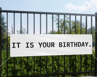 The Office It Is Your Birthday Banner | Dunder Mifflin Party Planning Committee | The Office Merch And Gifts