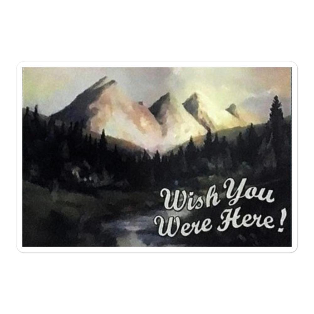 Wish You Were Here Postcard - Etsy
