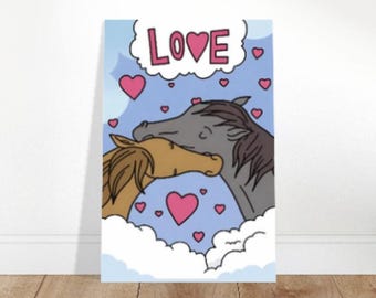 Tina Belcher's Horse Love Poster | Bob's Burgers Fan Merch And Gifts