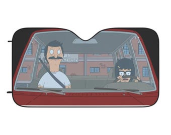 Bob's Burgers Tina Driving Car Sun Shade Visor