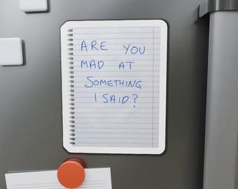 Widow's Bay Magnet Patricia's Are You Mad Note - Widow's Bay Fan Merch And Gifts