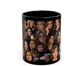 Olivia Benson Collage Mug | SVU Fan Gift | Special Victims Unit Coffee Cup
