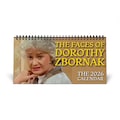 Golden Girls Calendar The Faces Of Dorothy Zbornak 2026 Desktop Calendar | Golden Girls Fan Merch And Gifts