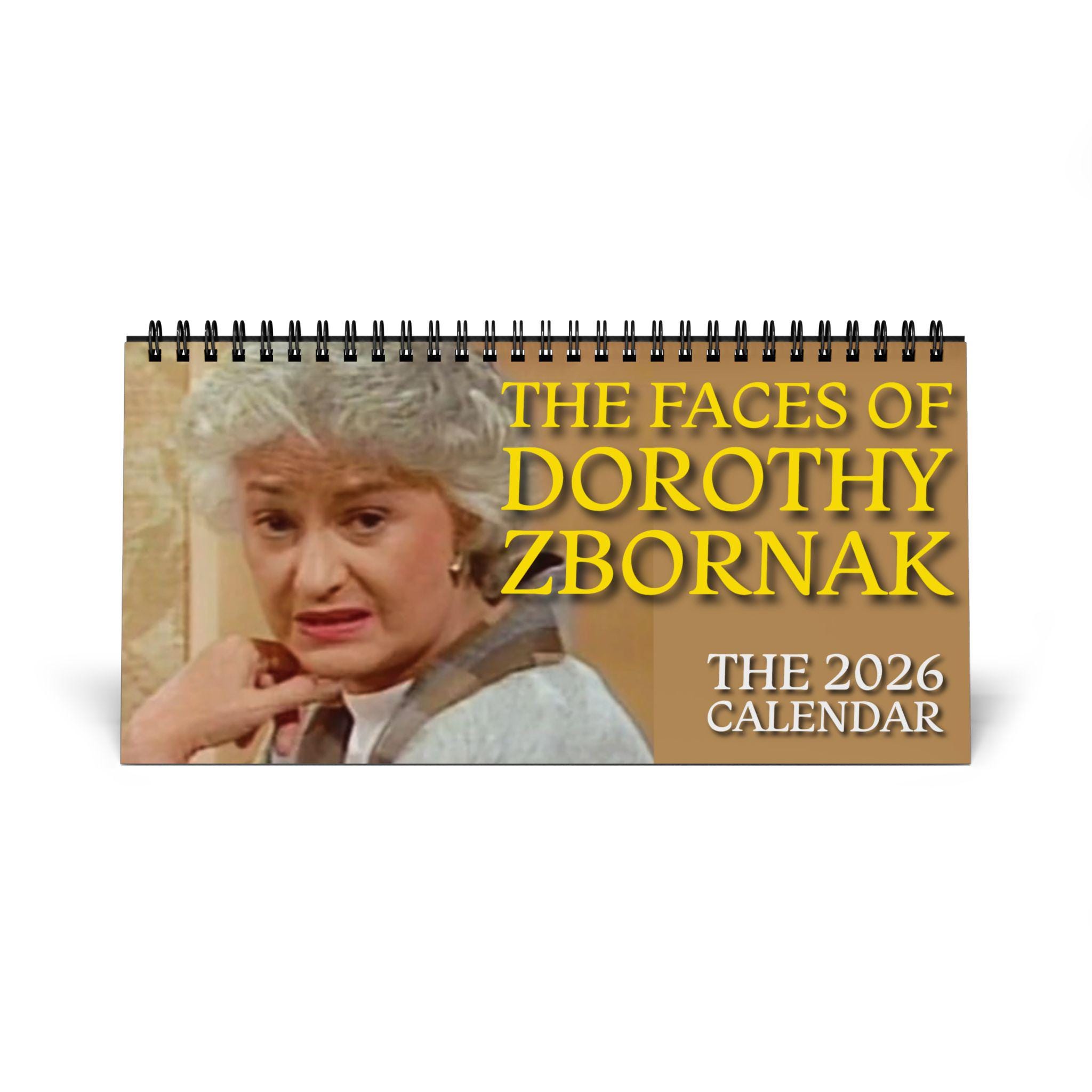 Golden Girls Calendar the Faces of Dorothy Zbornak 2026 Desktop
