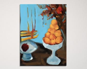 Golden Girls Kitchen Fruit Bowl Painting Poster | Golden Girls Merch