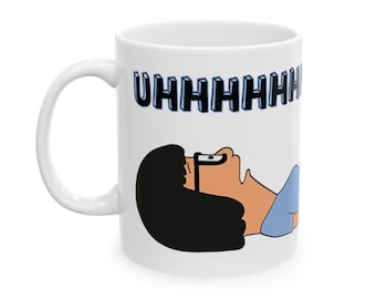 Tina Belcher UHHHHHH Mug | Bob's Burgers Fan Merch And Gifts