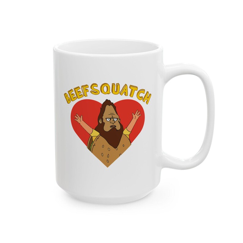 Bob's Burgers Beefsquatch Mug | Bob's Burgers Fan Merch and Gifts - Etsy