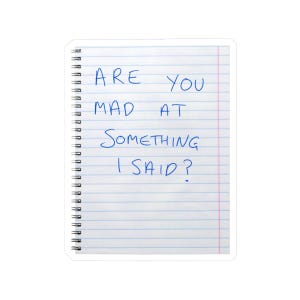 Widow's Bay Sticker Are You Mad At Something I Said - Widow's Bay Fan Merch And Gifts image 1