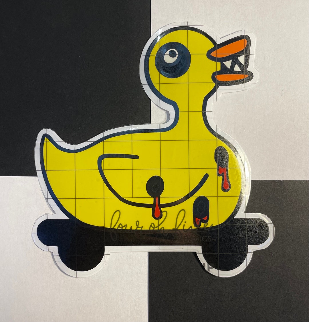 Toy Duck Nightmare Before Christmas Vinyl Decal Etsy