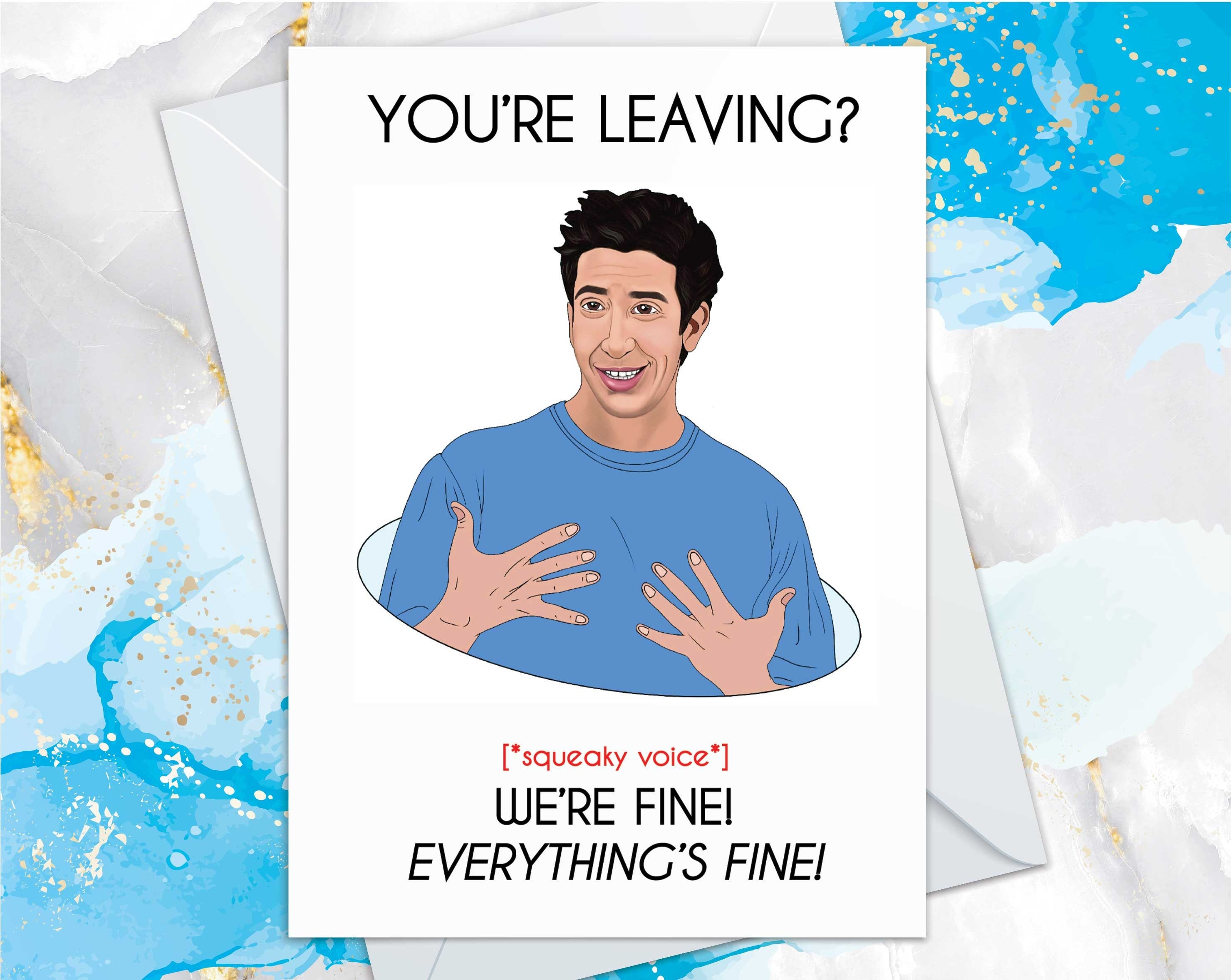 Fine Leave Card - Etsy