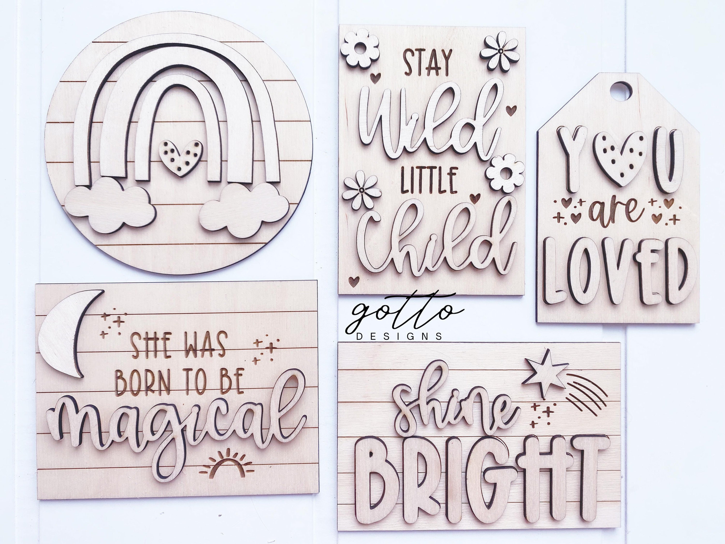 Daughter Tiered Tray, Kid Tier Tray, Wooden Signs, Kitchen Tier Tray, Kitchen Tiered Tray