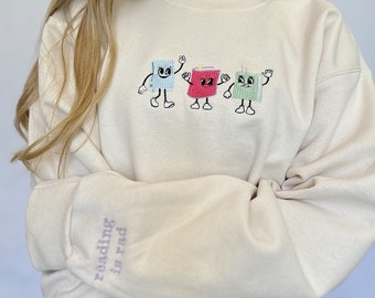 Reading is Rad Sweatshirt, Book Sweatshirt