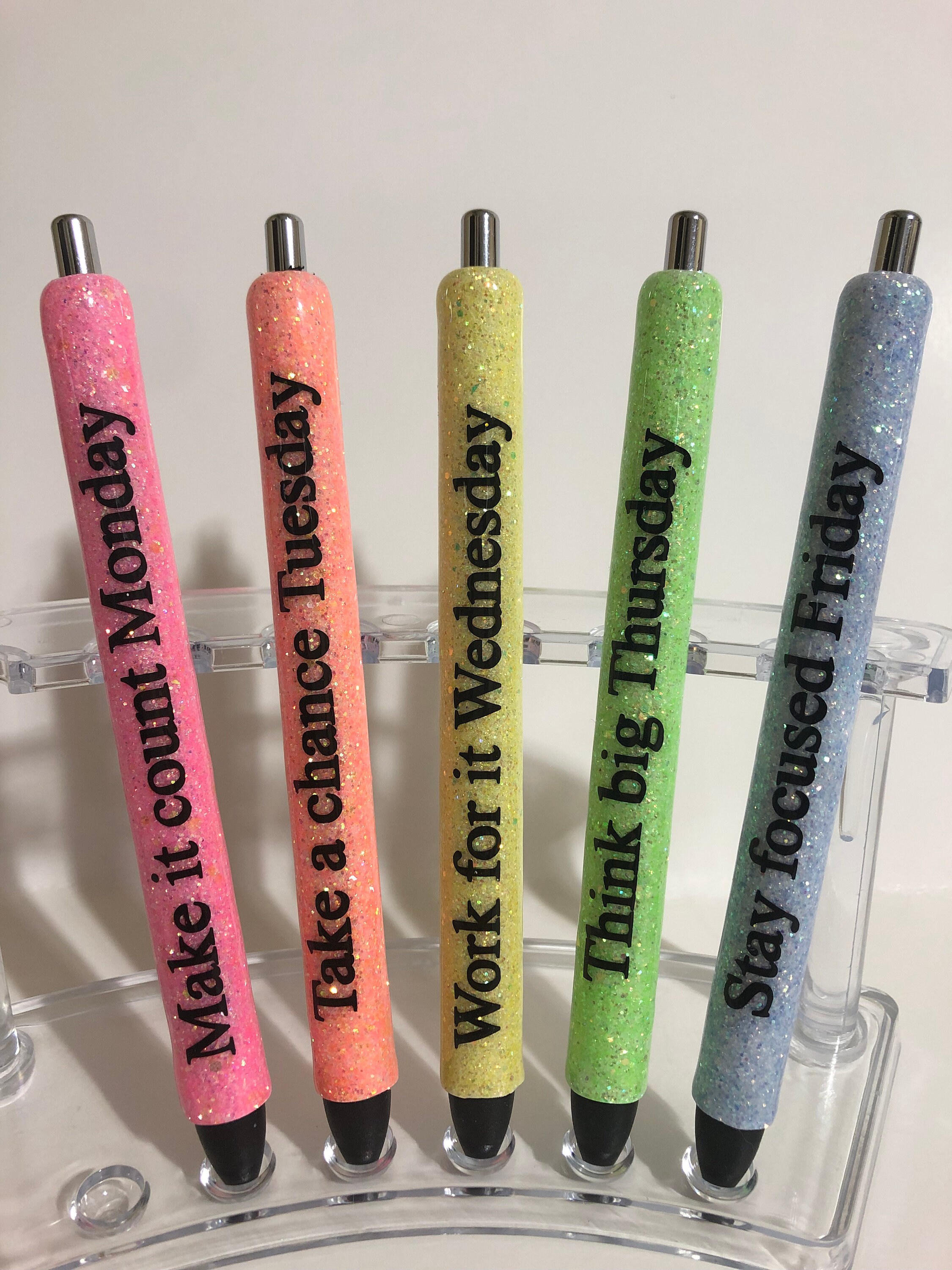 Glitter Gel Pens – Sassy Boo Creations