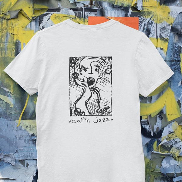 Cap'N Jazz White T Shirt