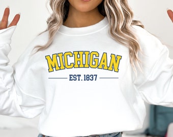 Vintage 1950s University of MICHIGAN Wolverines HEATHER Gray