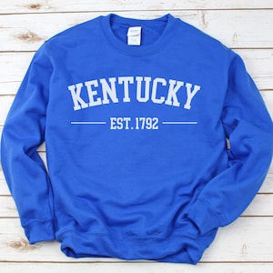 Kentucky Sweatshirt, Vintage Kentucky Crewneck, Kentucky Basketball Sweatshirt, College Gameday Sweatshirt, Retro Kentucky Football Apparel