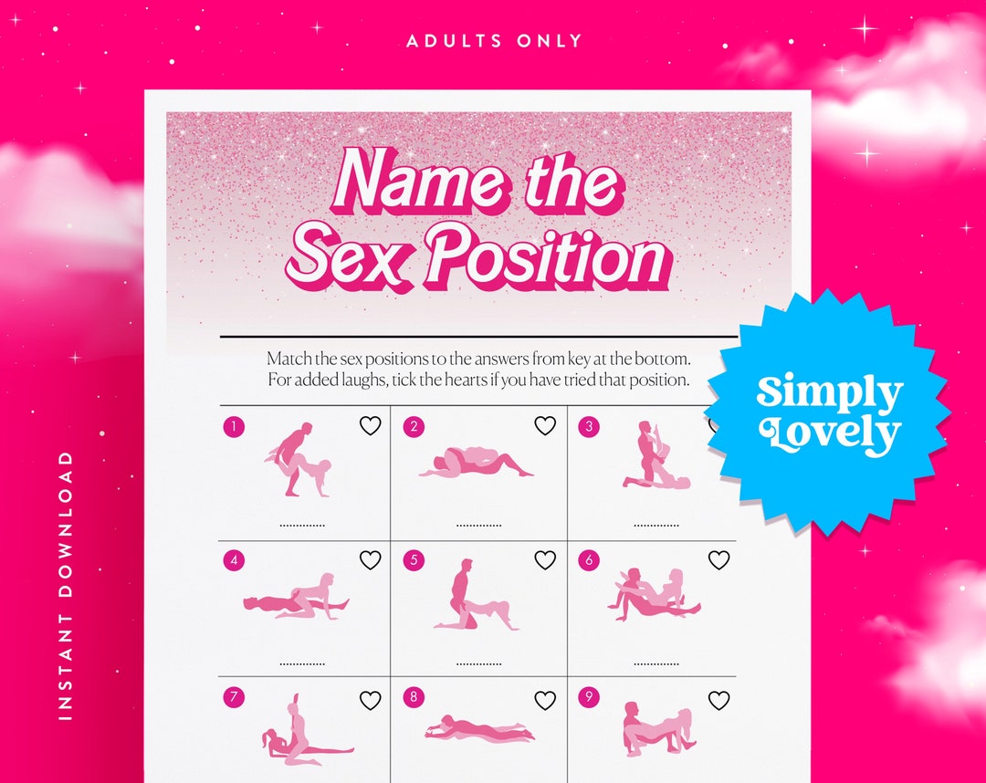 Bachelorette Party X Rated Guess the Sex Position Game Modern Bachelorette Beautiful Design Adult Only Printable Hen Party Activity - Etsy Japan