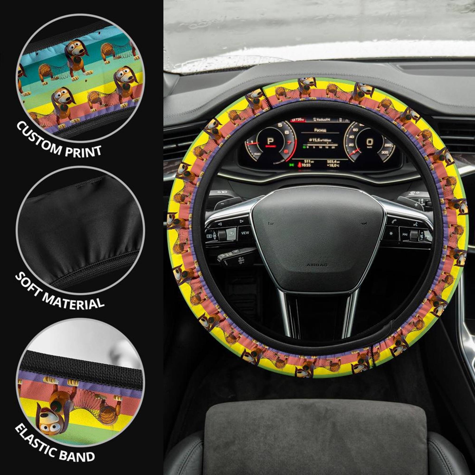 Toy Story Slinky Dog Steering Wheel Cover Designed & Sold By Anna And