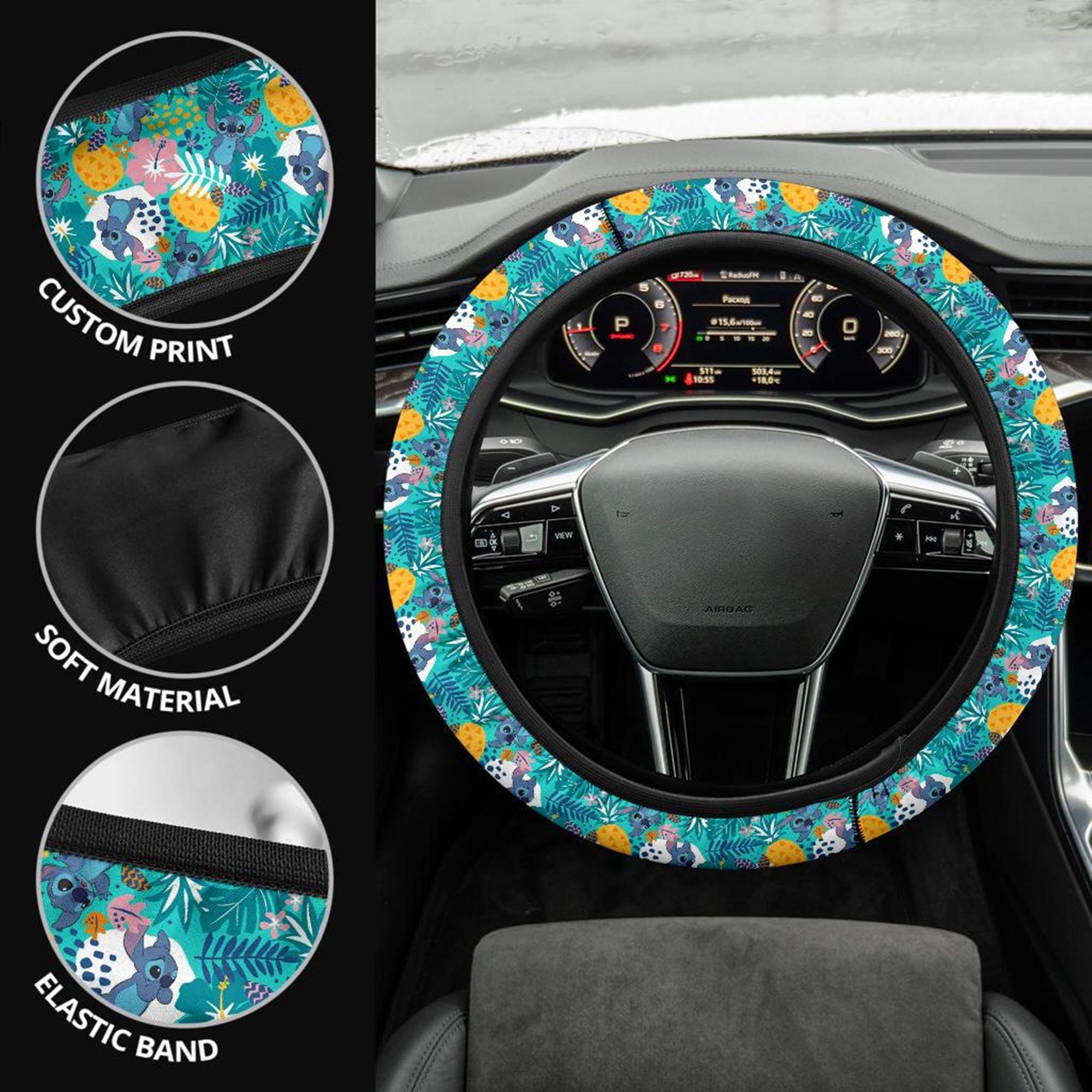 Stitch Steering Wheel Cover Stitch And Angel Wheel Cover Designed