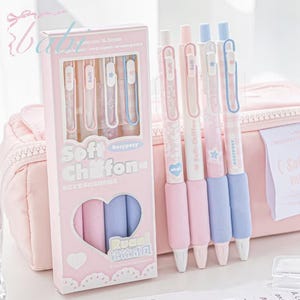 Babie Combo 2 Packs-8 pcs Gel Pens, Quick-Dry, for Journaling, Note Taking, Doodling, Aesthetic Office School Supplies, Gifts for Women Men